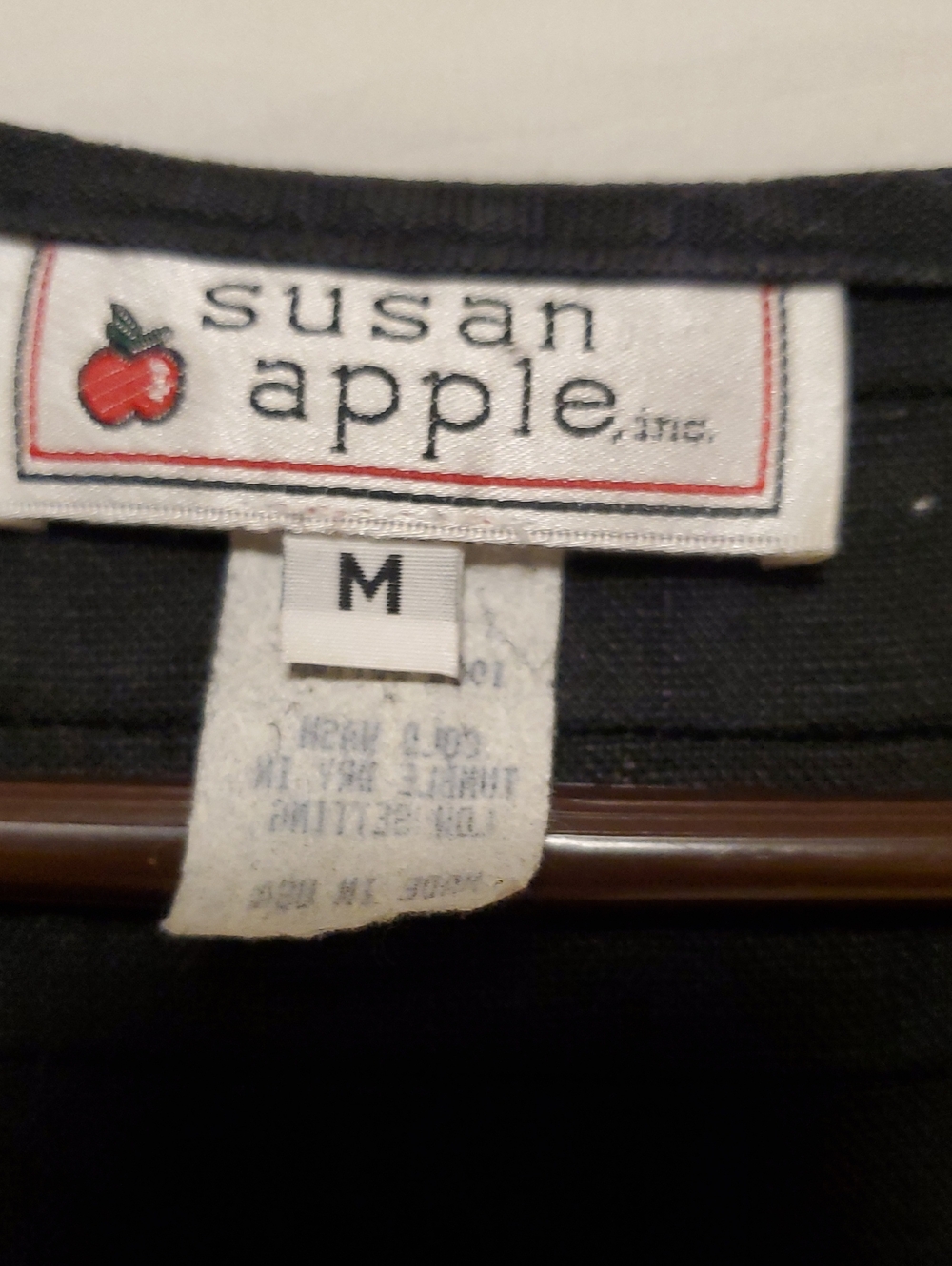 Vintage Susan Apple Black Cotton Denim Maxi Sleeveless Dress Med Minimalist